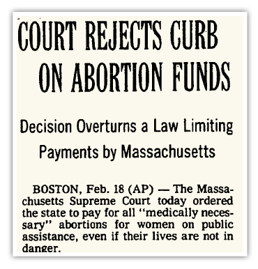 Court Rejects Curb on Abortion Funds