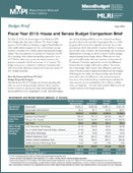 Fiscal Year 2013: House and Senate Budget Comparison Brief Fiscal Year 2013: House and Senate Budget Comparison Brief
